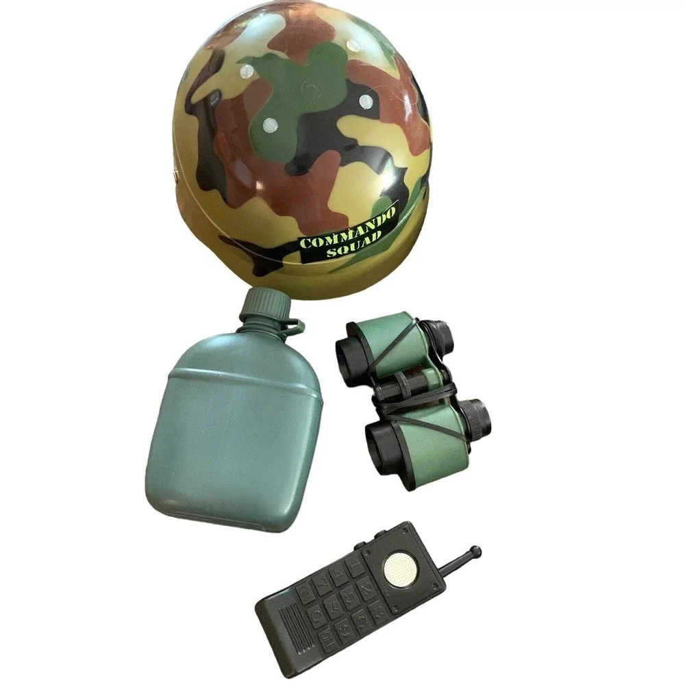 Rubies‎ Kids Military Soldier Halloween Costume 6 Piece Medium Helmet Binoculars
